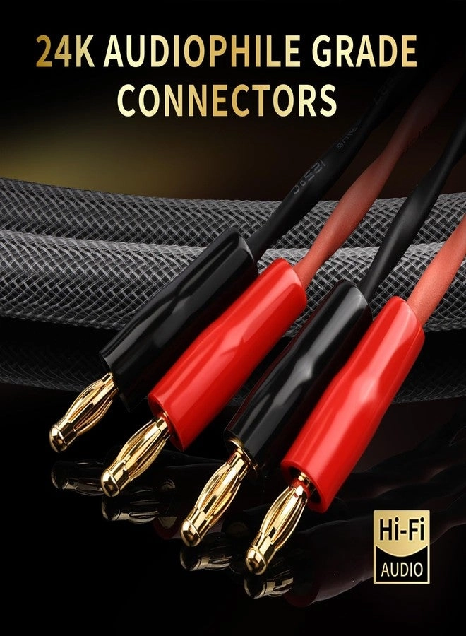 14AWG Audiophile HiFi Speaker Audio Cable - 2m