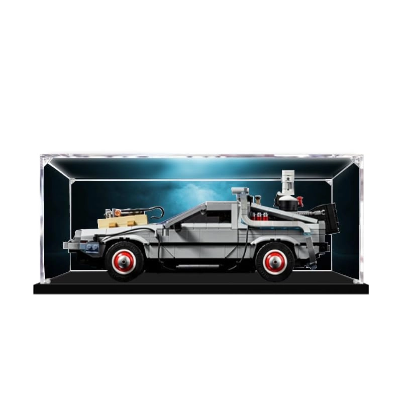 HCAEIOFJ Display Case for LEGO Back to The Future 10300 - Acrylic