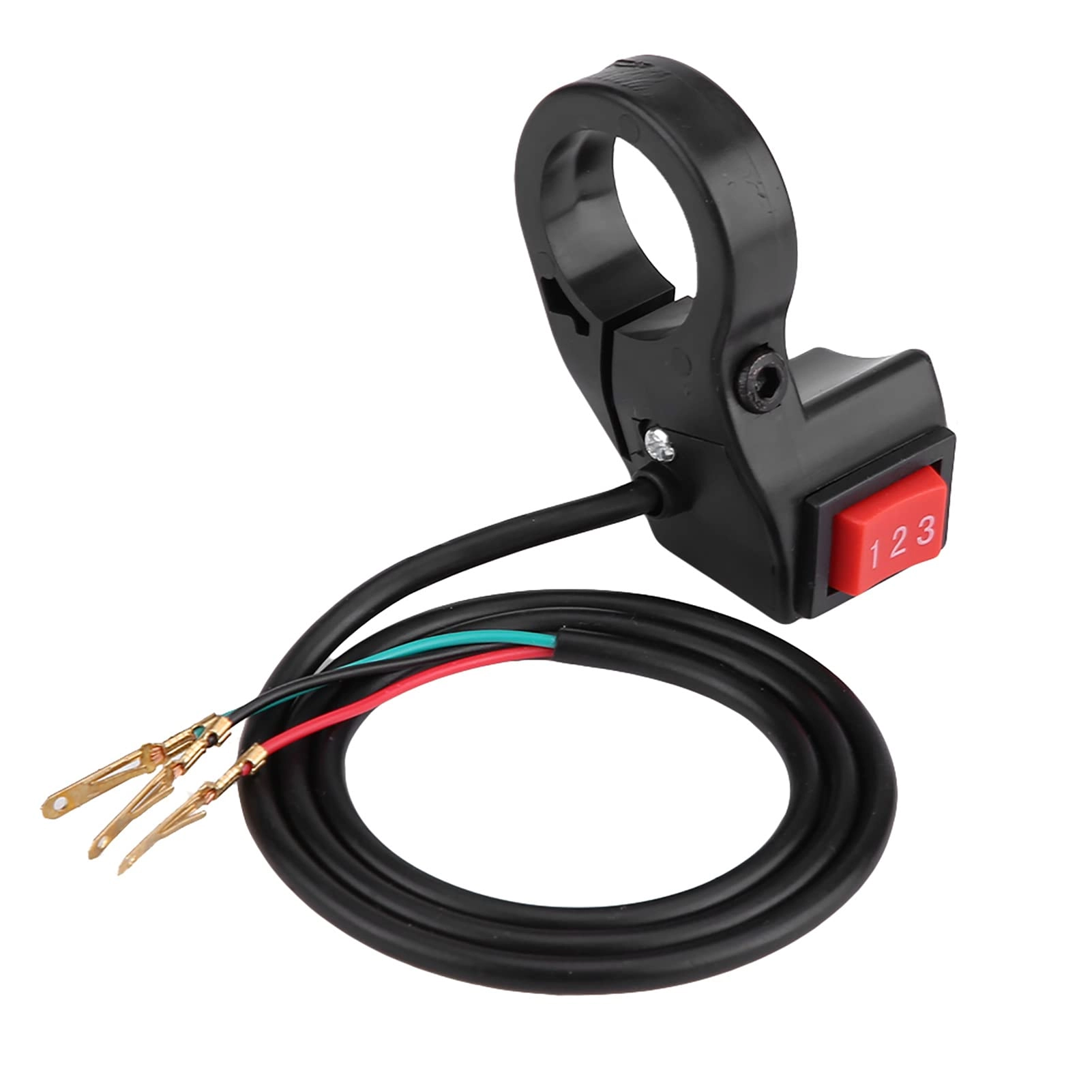 Fydun 3 Way Electric 3 Speed Switch - Push Button Handlebar Mount 22mm