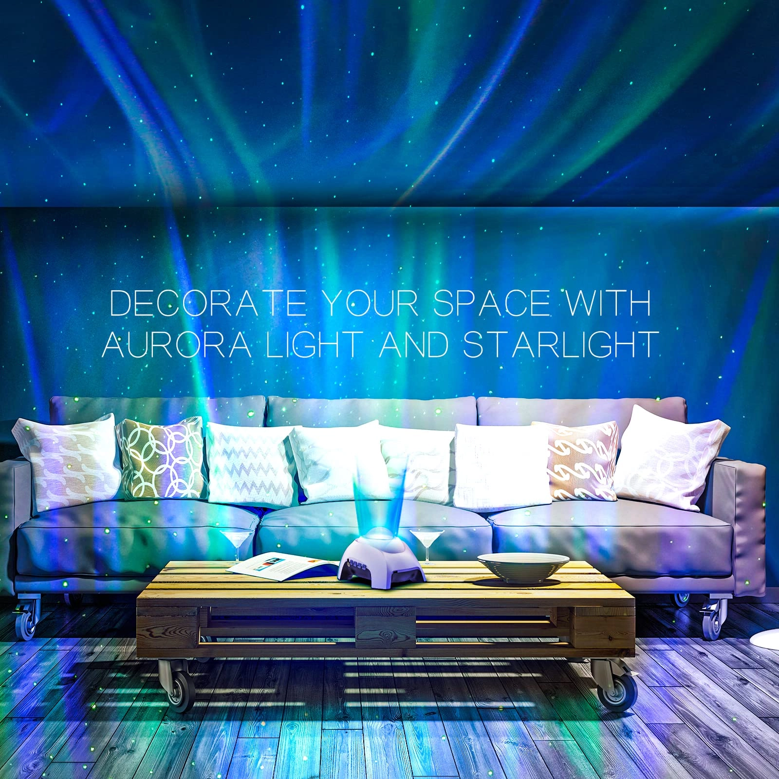 Northern Galaxy Light - 33 Light Effects Bluetooth Speaker