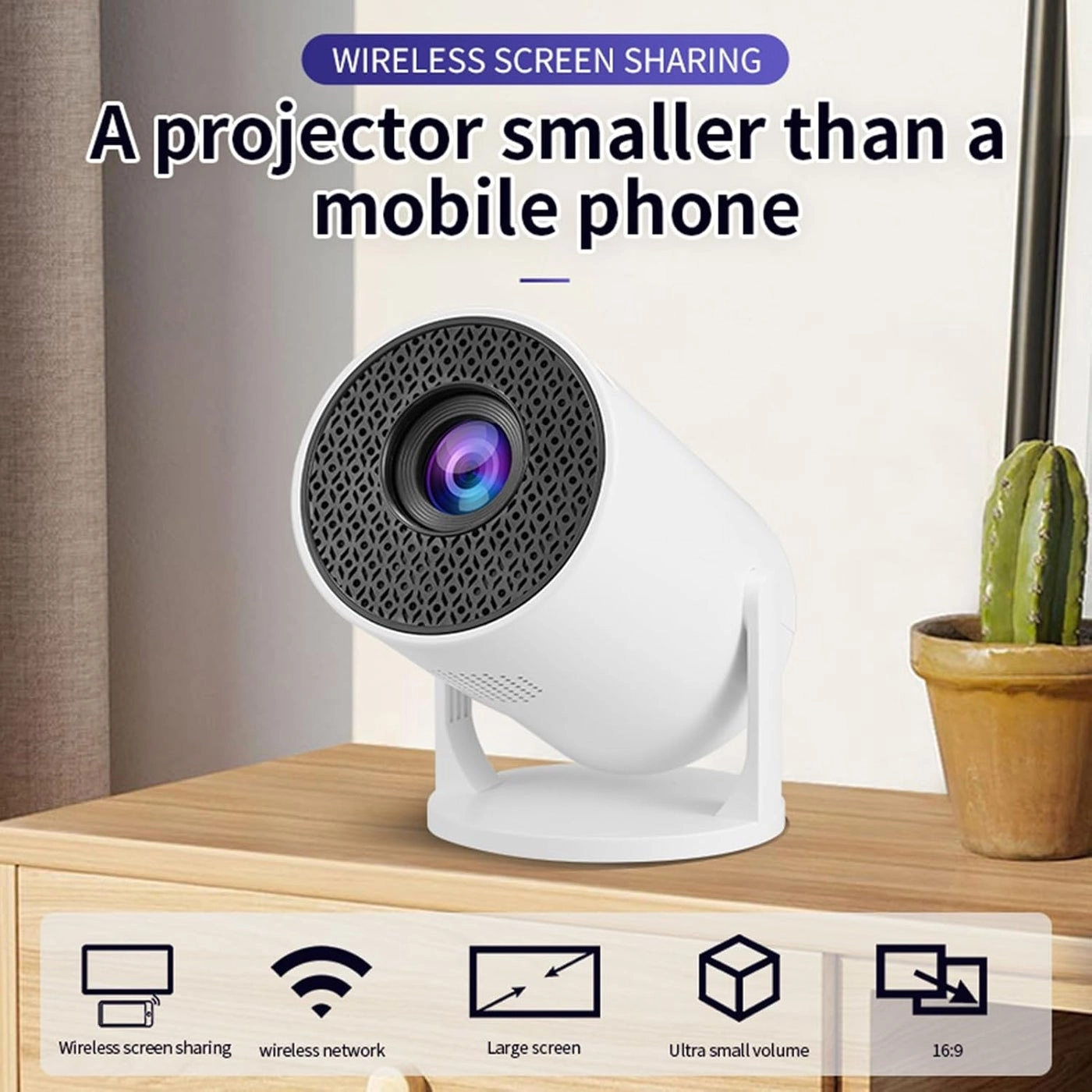 Mini Projector 8000LM 1920 x 1080