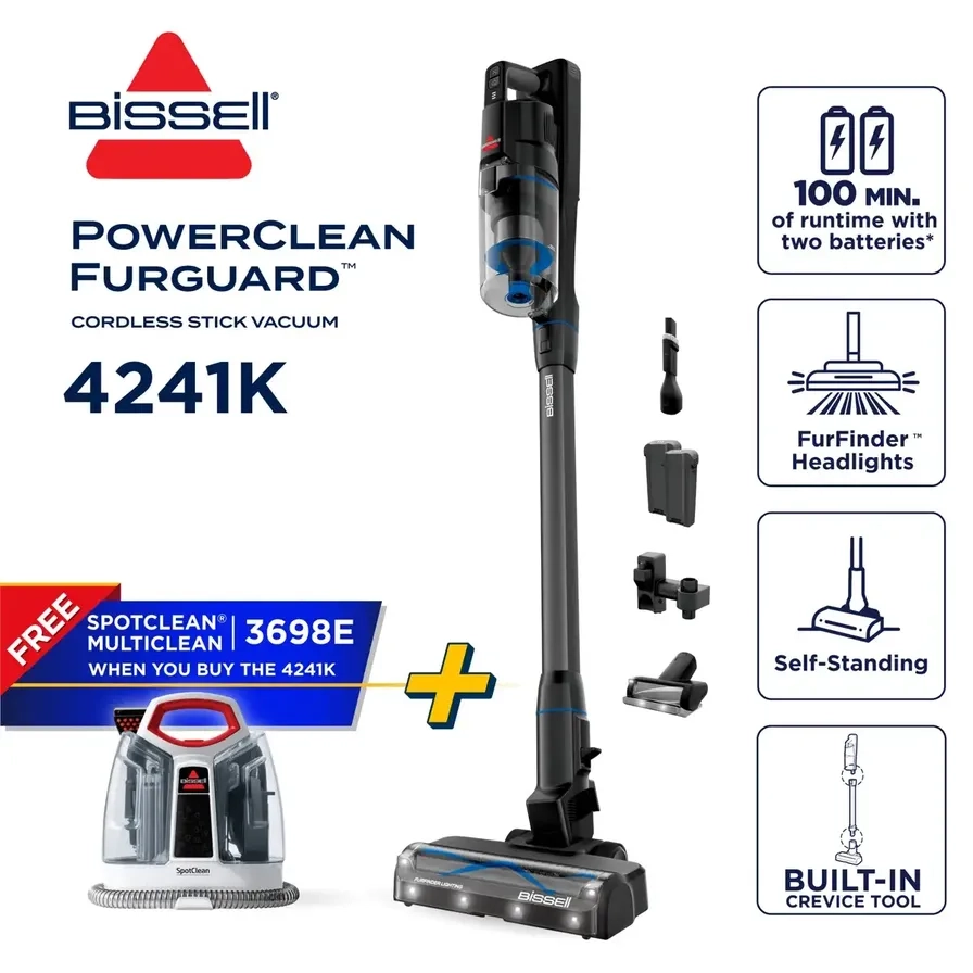 Powerclean Furguard - Cordless 100 minutes + SpotClean
