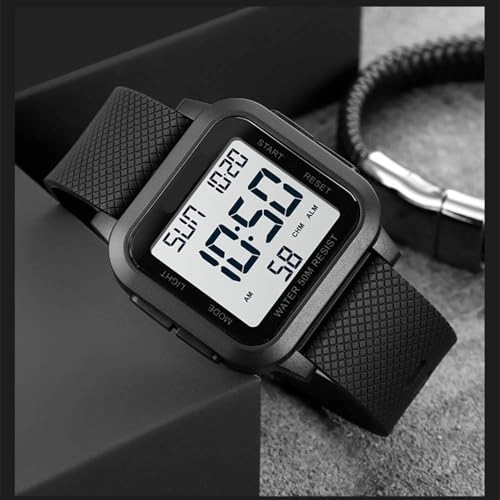 Sport Digital Watch 40mm Acrylonitrile Butadiene Styrene