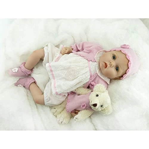 Reborn Baby Doll - 22 Inches / 55 cm Silicone Ages 3+