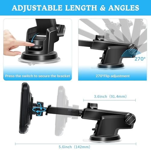 Adjustable 1080P Baby Car Camera - 5" Monitor Rear-Facing