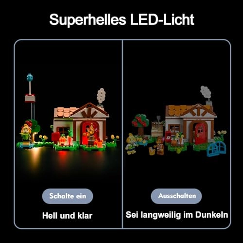 77049 Isabelle's House Visit - LED Light Set 12 Lights USB Battery