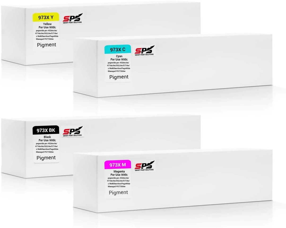 smart print solutions llc HP 973xl Standard Yield Compatible 4x Set