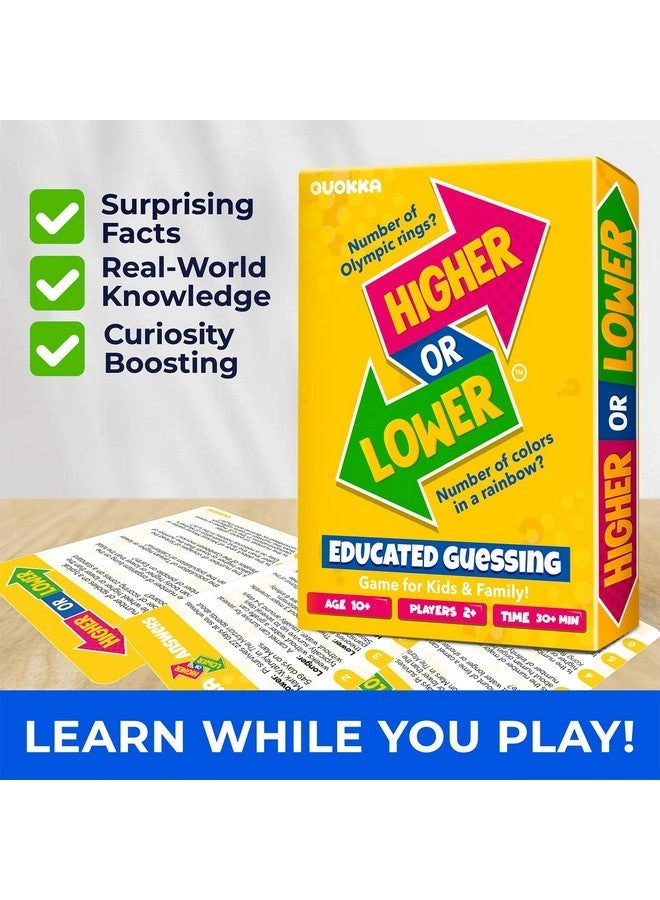 Higher or Lower Trivia Cards