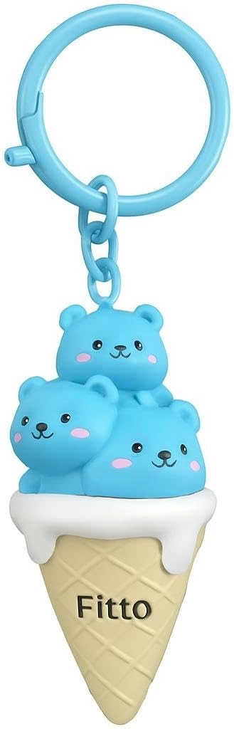 FITTO Creative Ice Cream Keychain - Blue