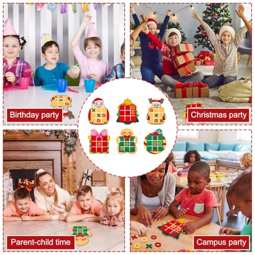 Tic Tac Toe - 6-Piece Christmas Mini