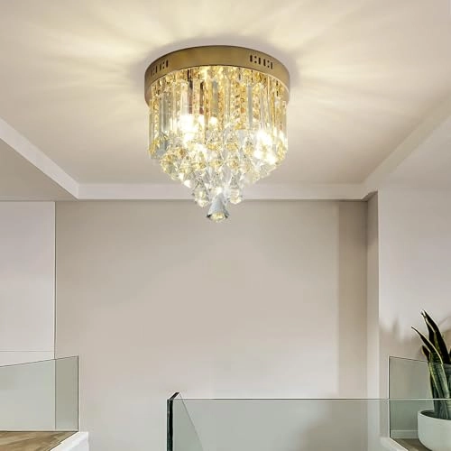 Modern Mini K9 Crystal Ceiling Light