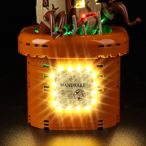 LED Lighting Set for LEGO Mandrake Plant Set 76433 - Acrylonitrile Butadiene Styrene