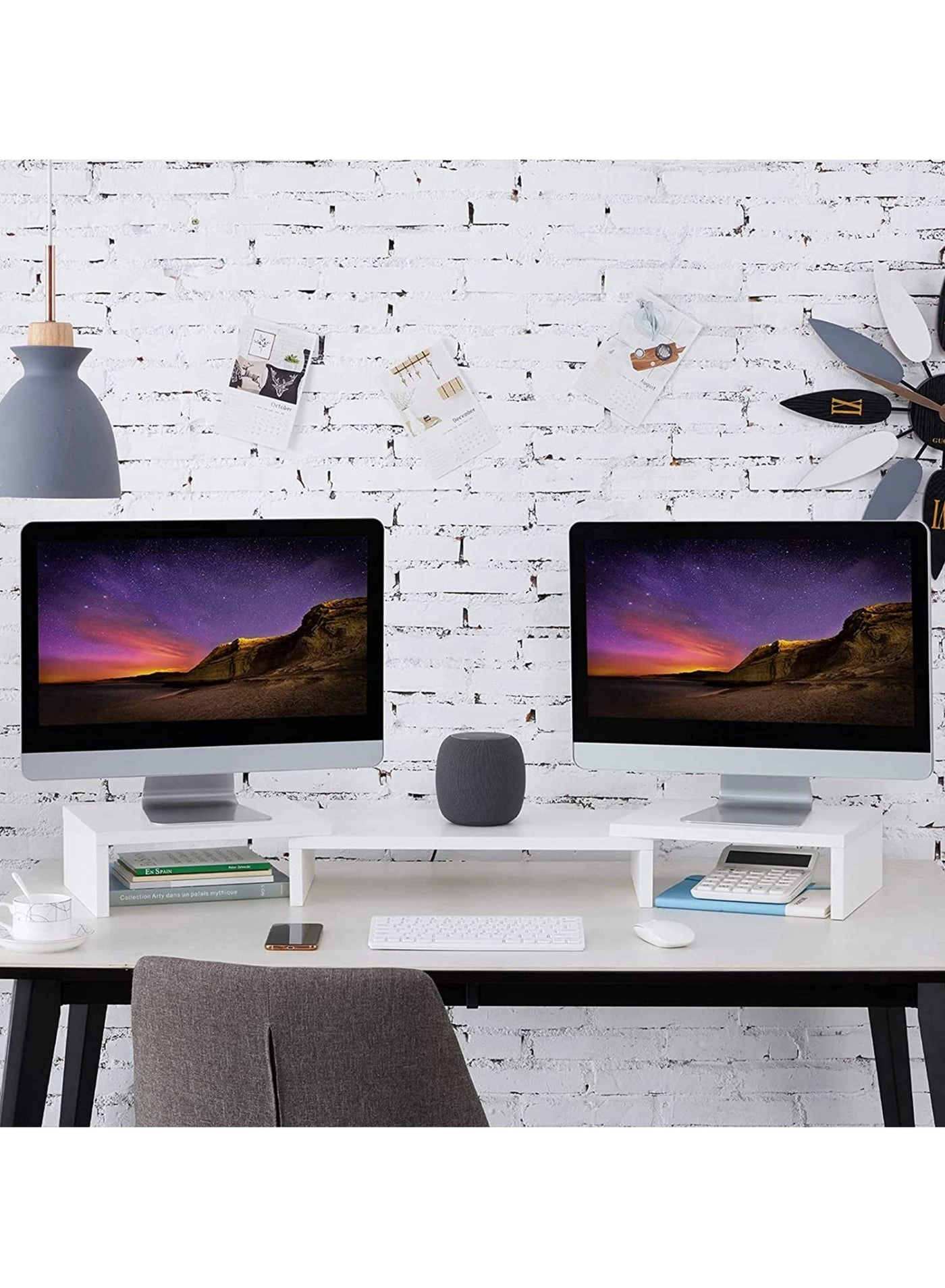 Dual Monitor Stand - 2 Monitors