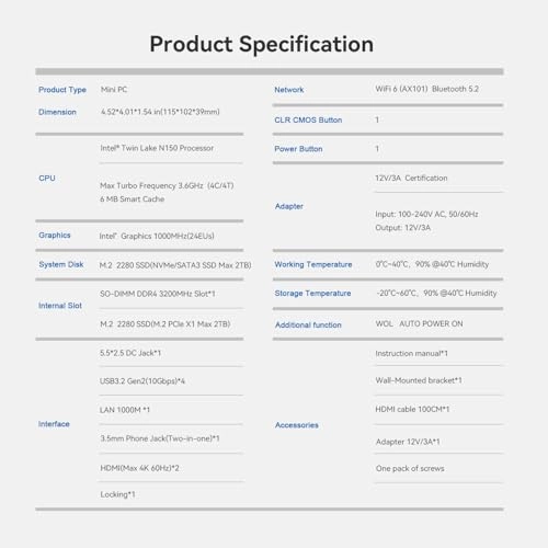 EQ14 - N150 16GB 500GB