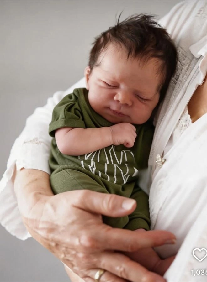 Reborn Baby Doll - 18 Inches 48 cm Silicone Baby Boy Ages 3+