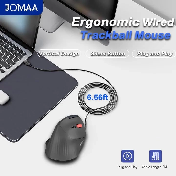 Wired Trackball Mouse - USB