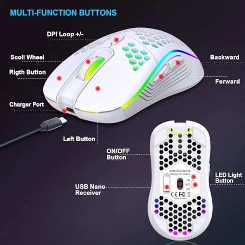 Wireless Gaming Mouse - USB