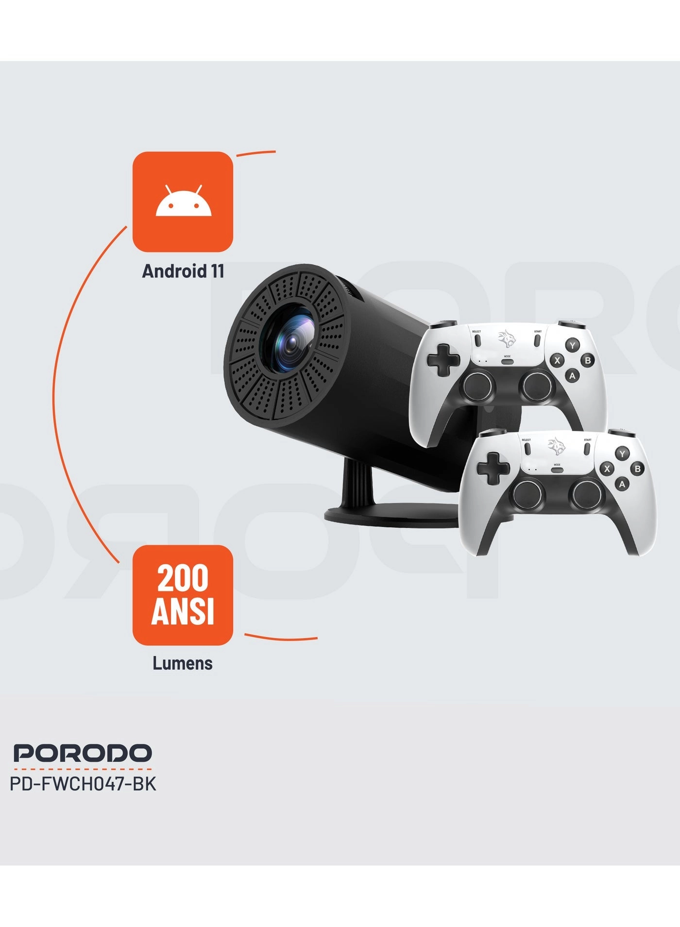 4K Gaming Projector PDX639-BK 150-200 ANSI Lumens