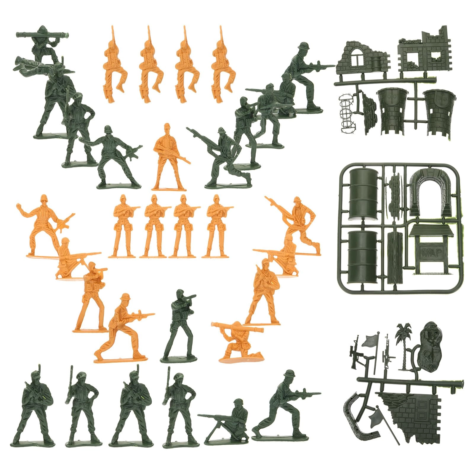 BESPORTBLE Miniature Army Men - 180.0 60 60