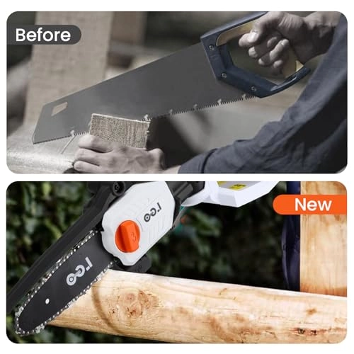 20V Cordless Mini Chainsaw - 3800 Watts