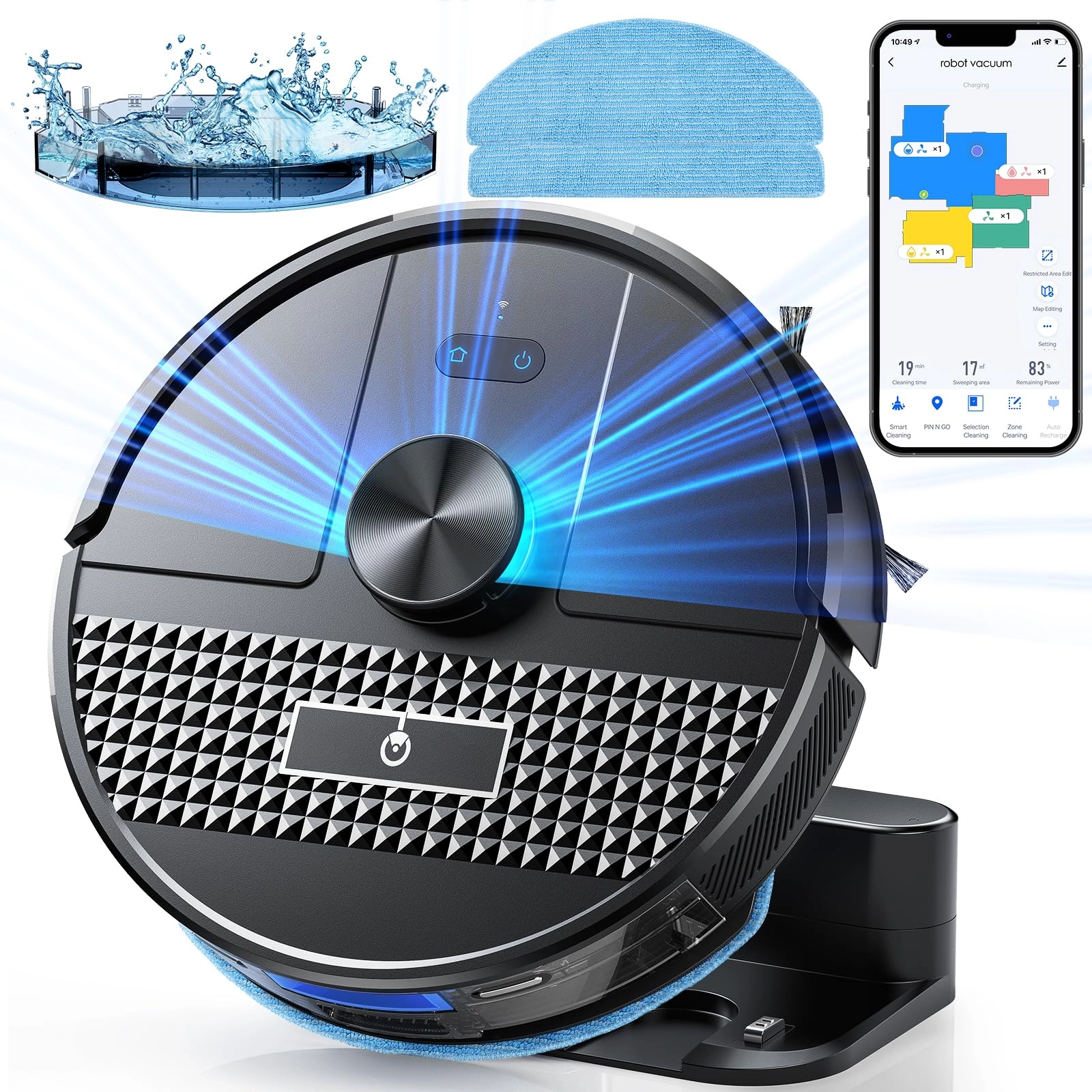 GEATEE Robot Vacuum and Mop G12