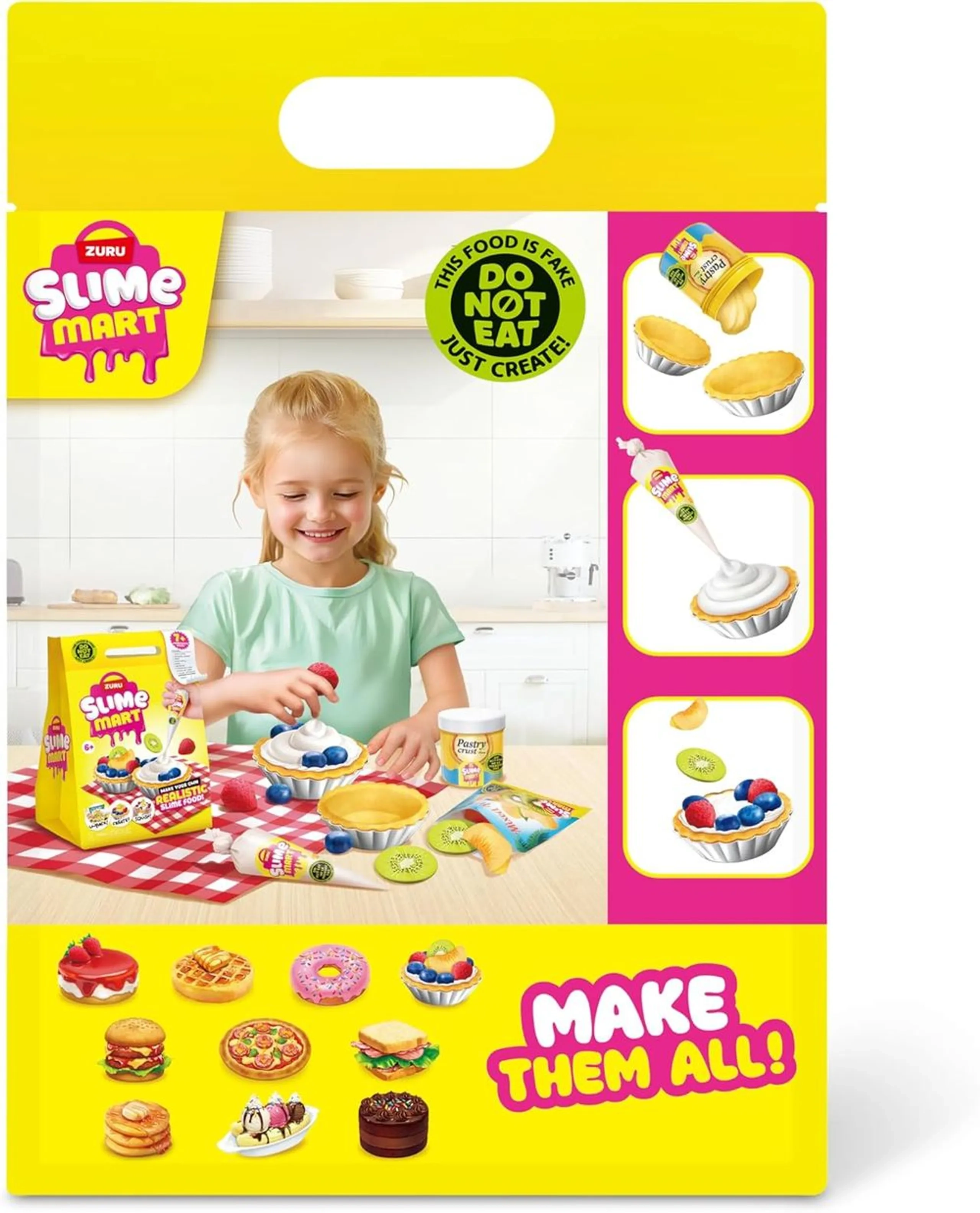 Slime Mart Fruit Tart Kit - 6+ years 10 pcs