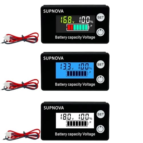 3S-20S DC Battery Voltmeter - DC 8V-100V Capacity Indicator