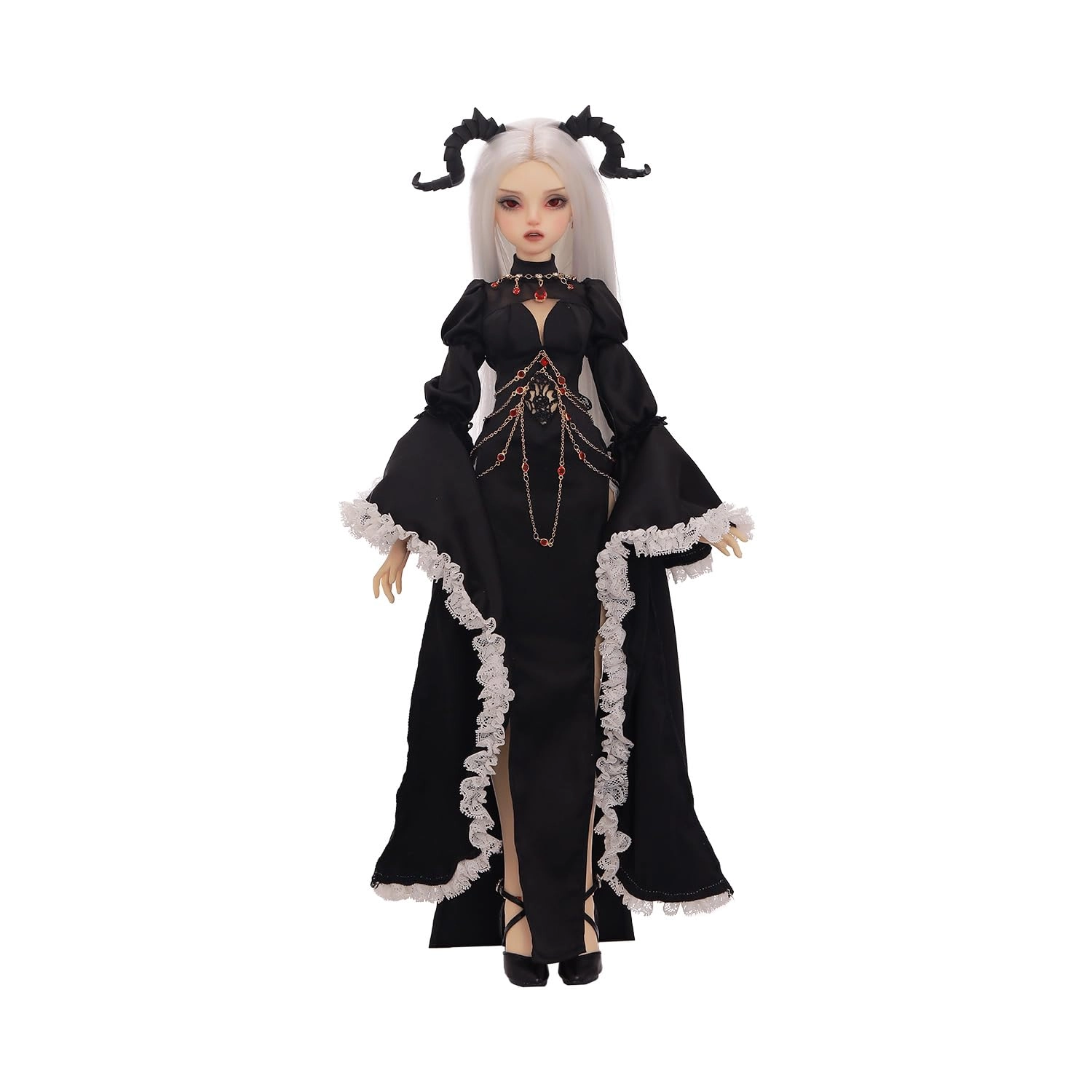 Oueneifs Bubo B BJD Doll - 1/4 Scale Resin Dark Red Eyes Ages 15+