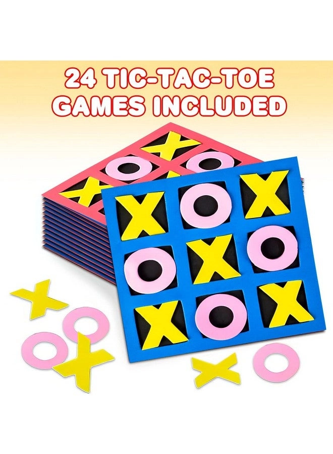 Tic Tac Toe - Foam Mini 24Pack