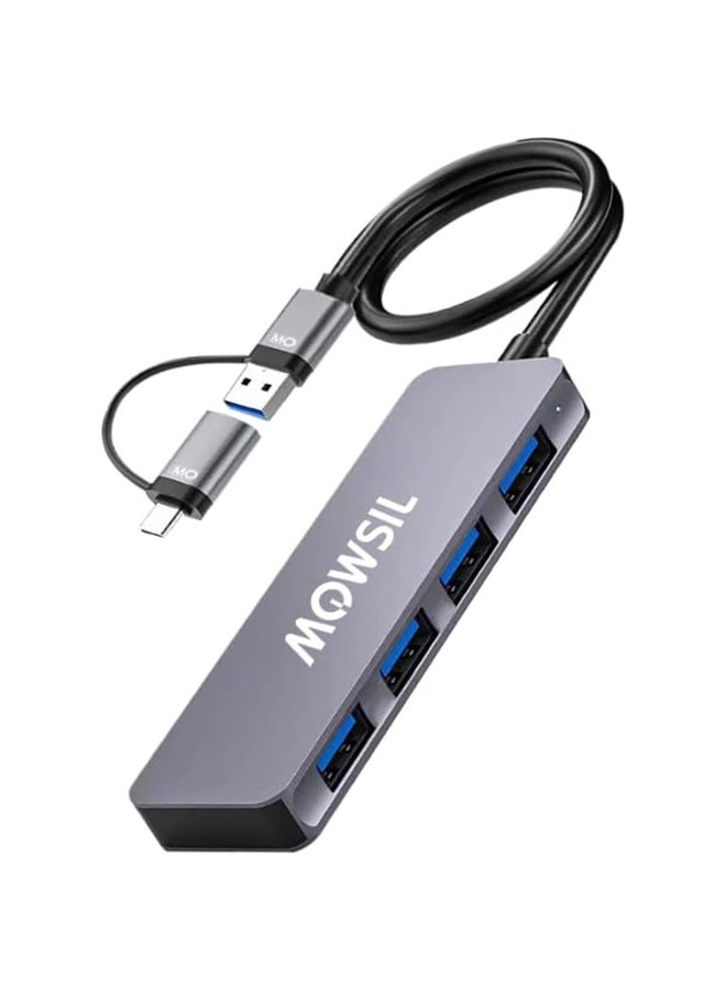 Type C + USB 4 Port USB 3.0 HUB