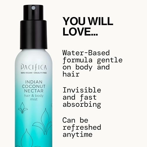 Perfumed Hair and Body Mist 1 - 6 Fluid Ounces Indian Coconut Nectar