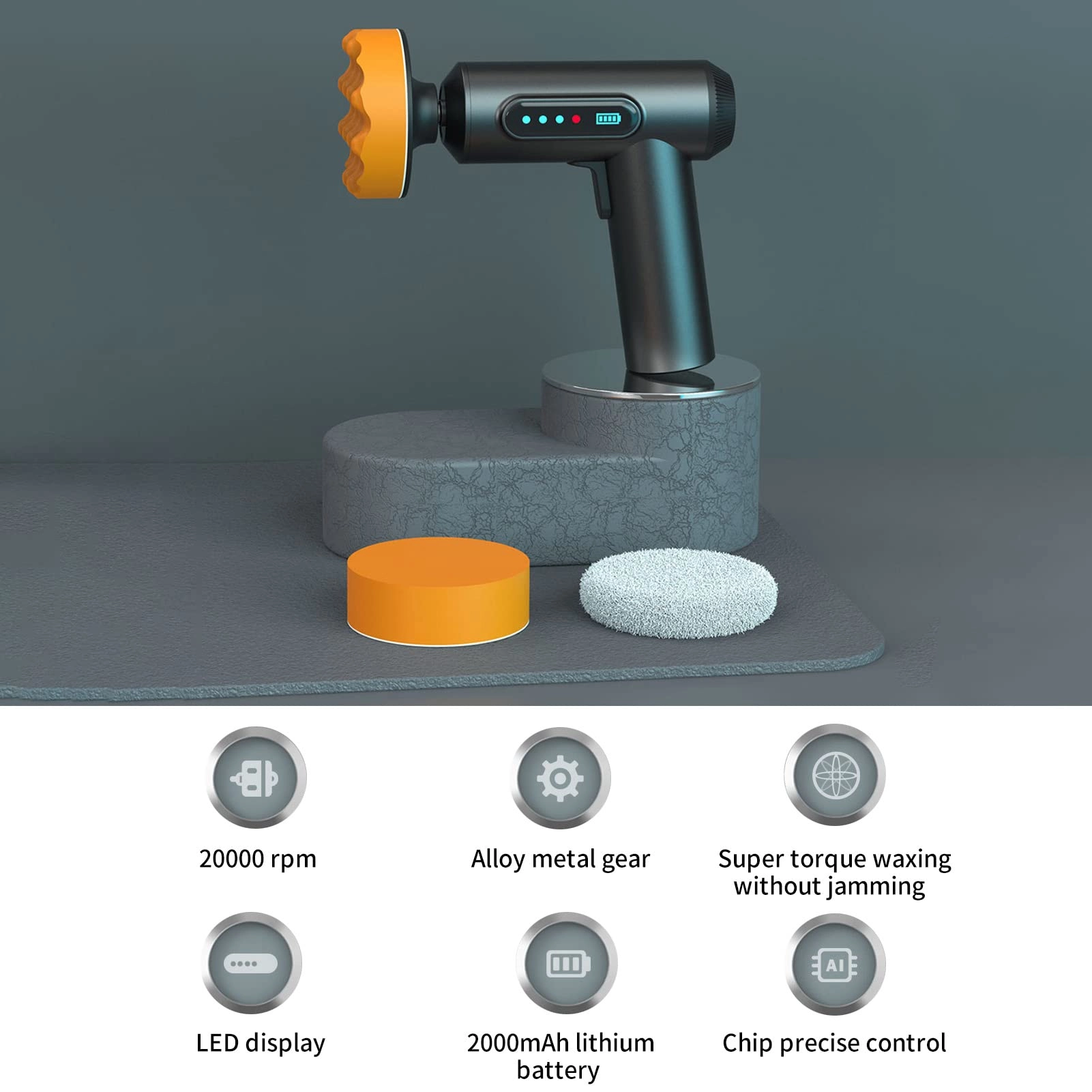 Car Wireless Polishing Machine - 80W