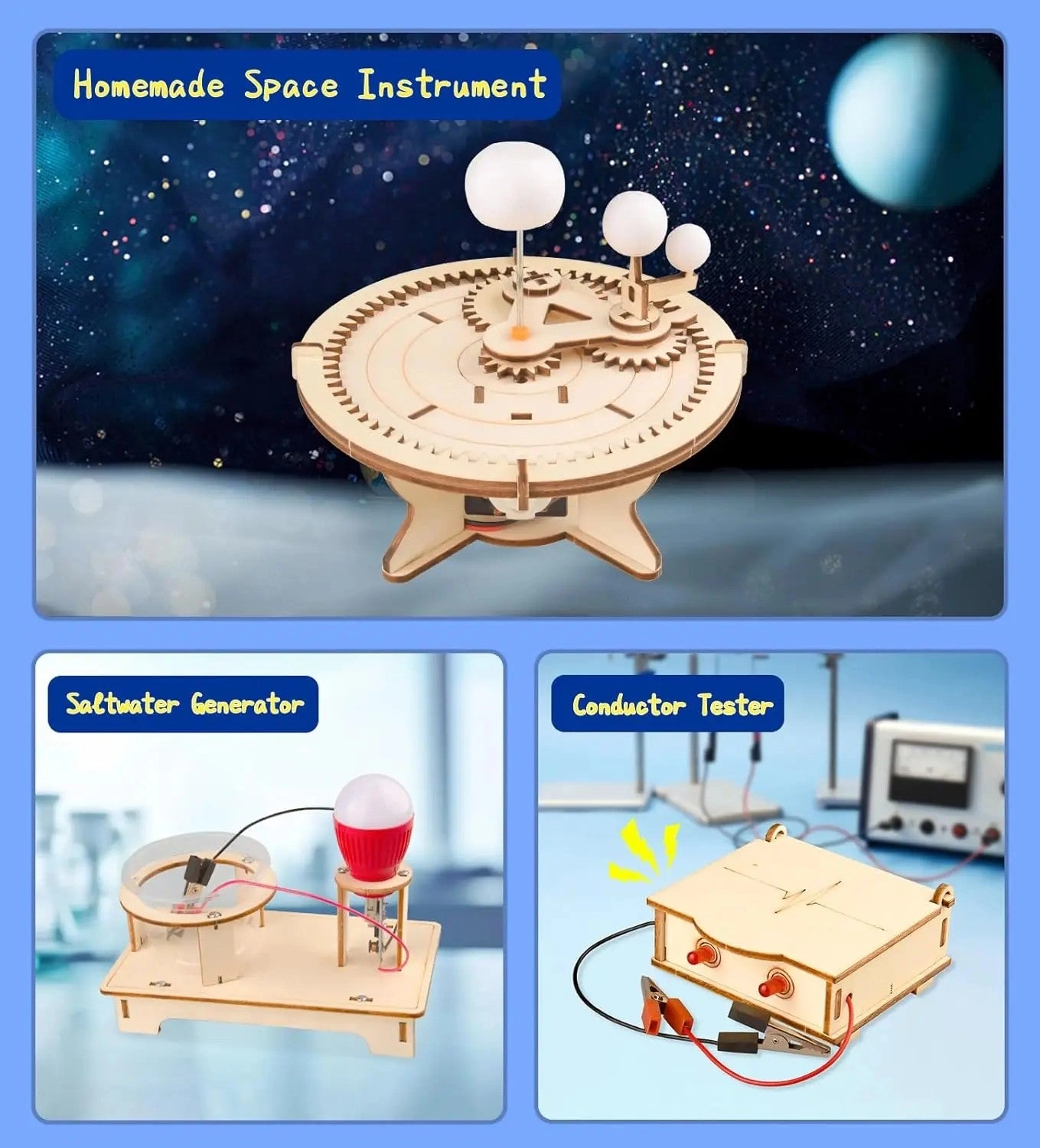 6-in-1 Wooden Science Kit