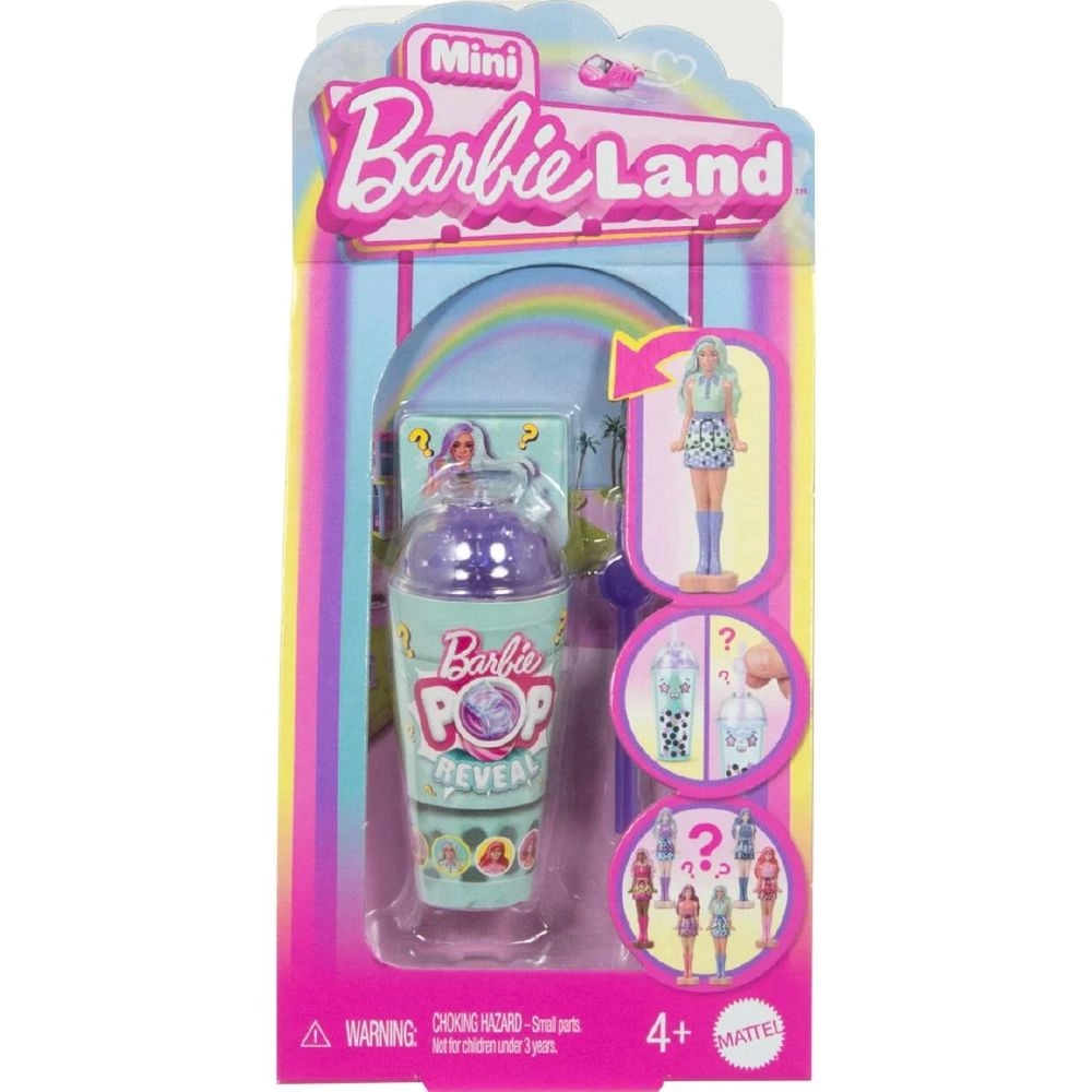 Barbie Mini Barbieland Boba Series Pop Reveal Doll - 1.5-inch Ages 4+