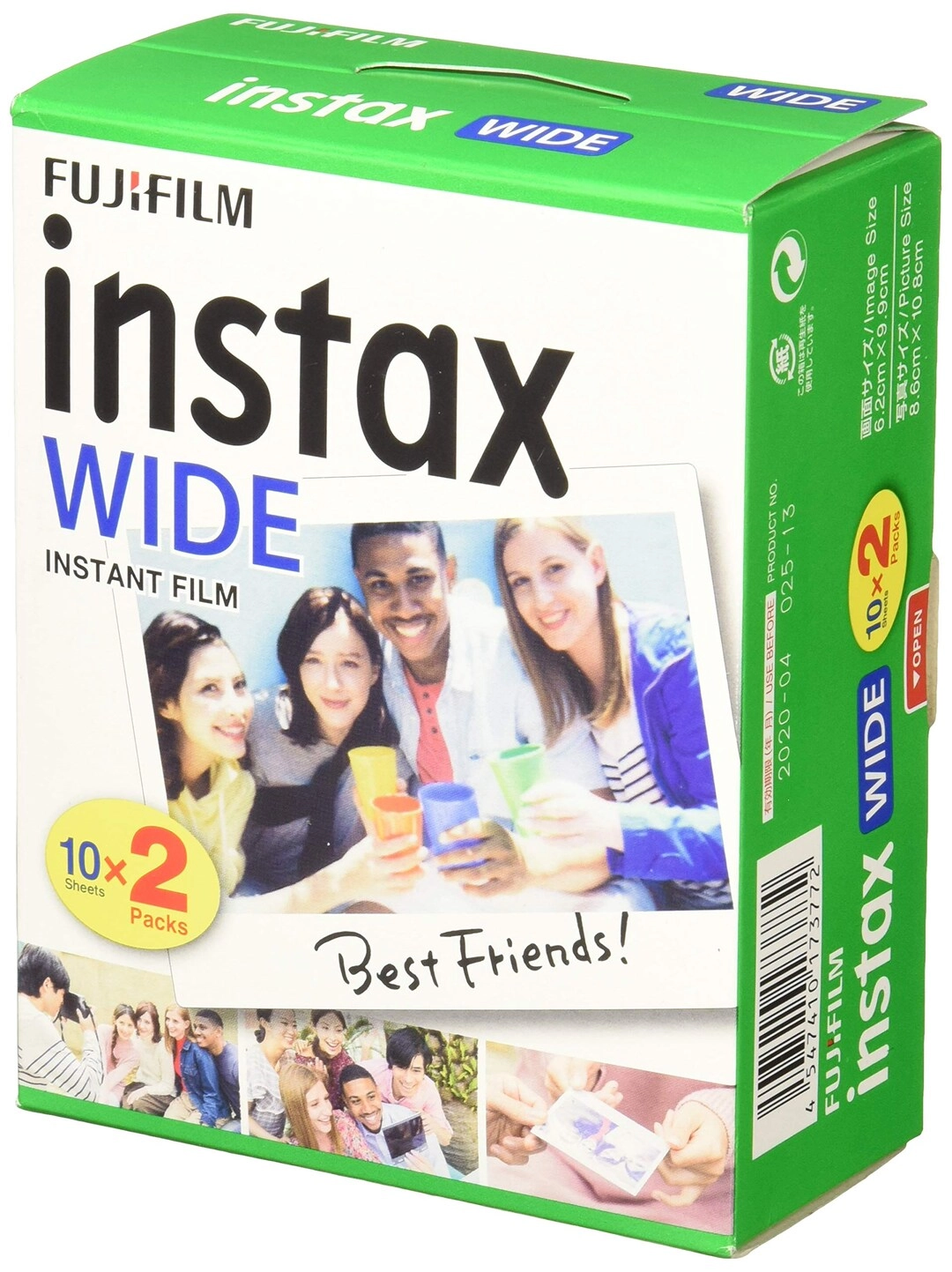 Fujifilm instax Wide Instant Film - 20 Exposures