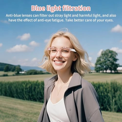 Bluetooth Audio Smart Glasses - Clear Lens Open-ear Remote Shooting