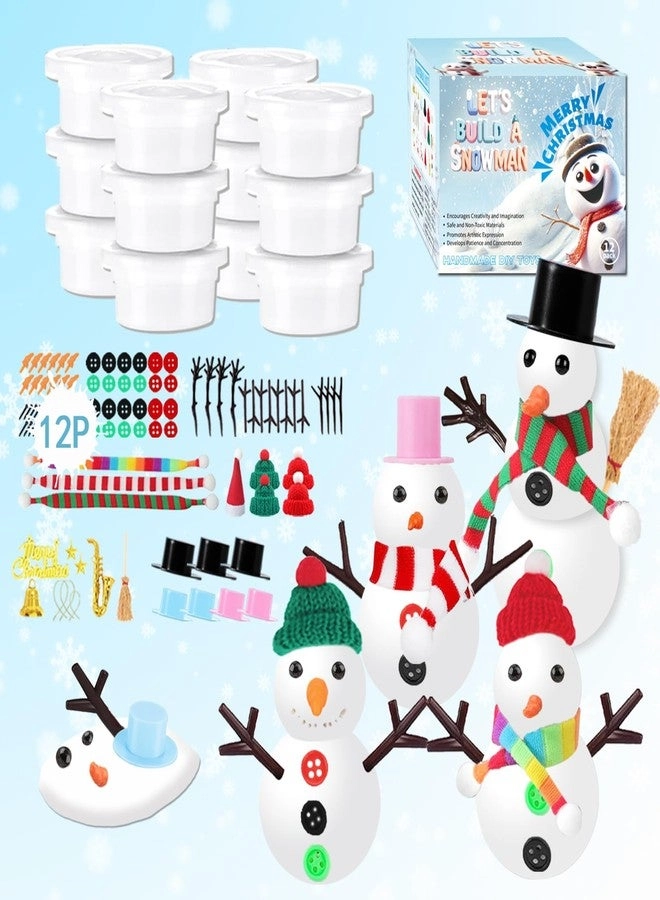 euoloar Build a Snowman Kit - Christmas 12 pcs
