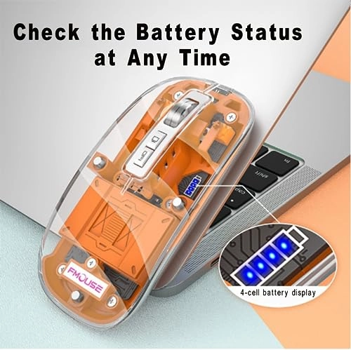 3 Mode Magnetic Ultra-Thin Mouse - Bluetooth USB