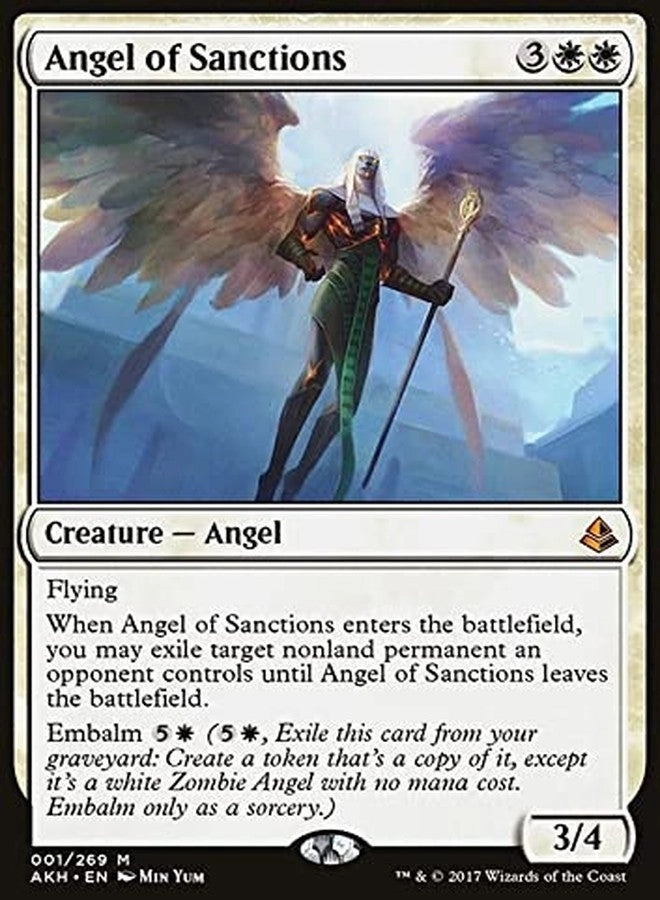 Magic: The Gathering Singles Angel of Sanctions - Amonkhet AKH