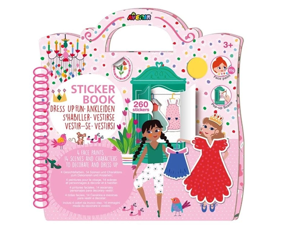 Dress Up Activity Sticker Book 260 pcs