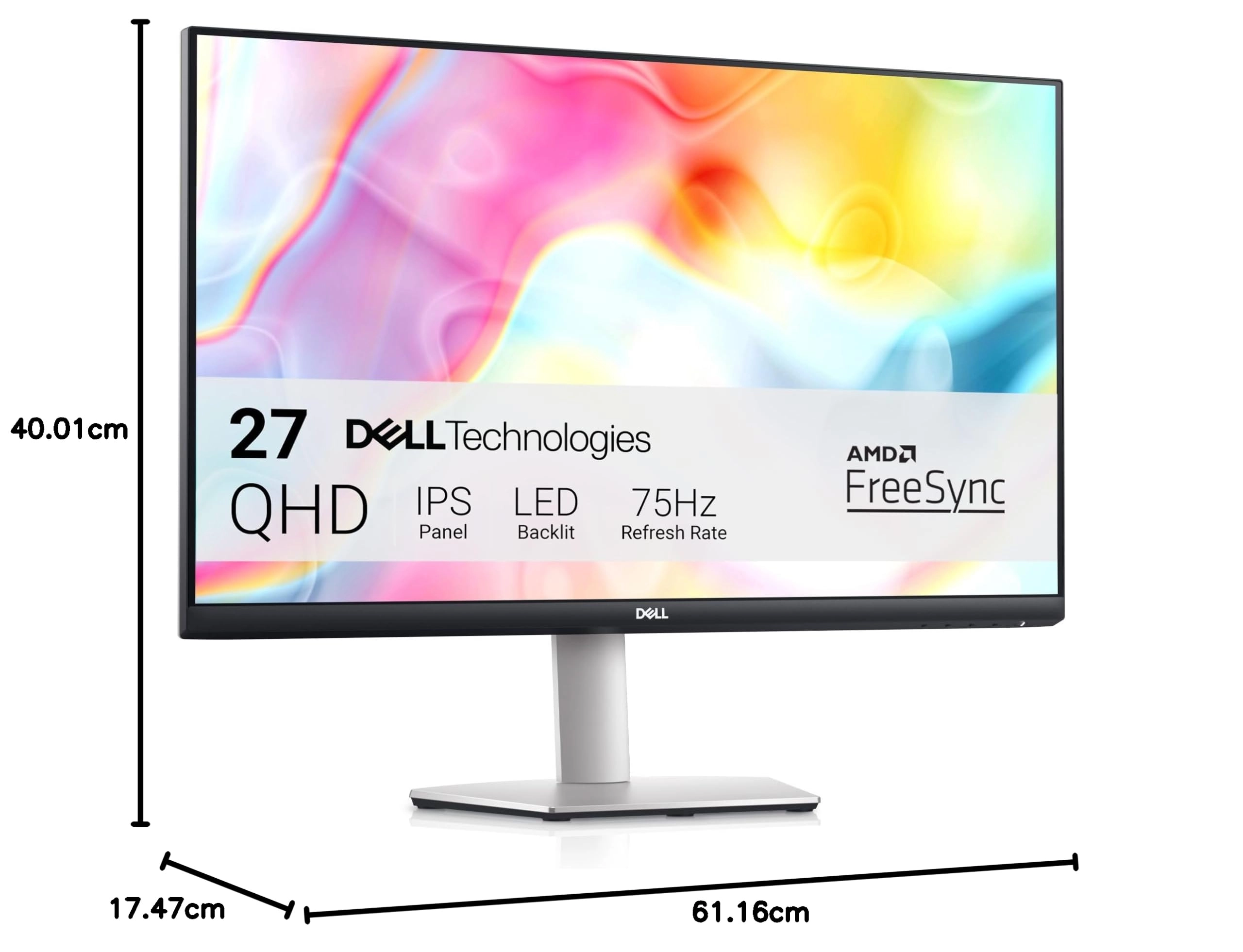 S2722DC - 27 inch 2560 X 1440