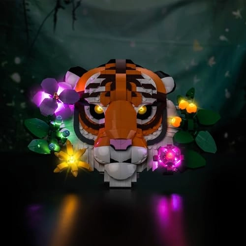 LED Light Set Compatible with The Fauna Collection Tiger 31217 - DIY Battery Powered