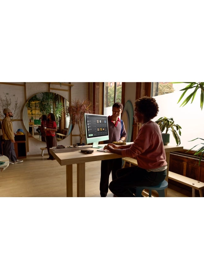 iMac 24-inch M4 8-core CPU and 8-core GPU, 16GB, 256GB SSD - Green
