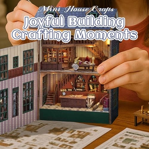 DIY Miniature House Kit - Christmas, Fantasy, Halloween, Movie