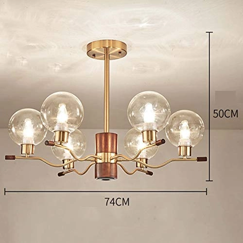 E27 Japanese Style Log Belt Chandelier - 4 head White