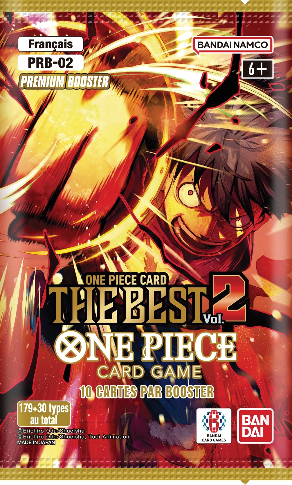 Asmodee One Piece OP02 Premium Booster Volume 2 - 10 cards (French)