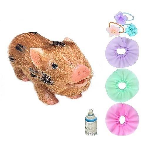 Mini Pig - 5 Inch Silicone Brown Ages 3+