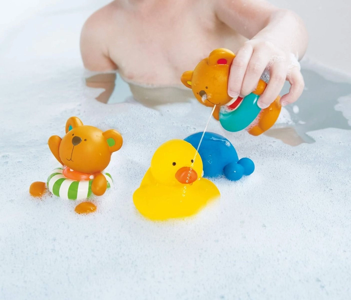Teddy And Friends Bath Squirts - 5Pcs Multi Colour