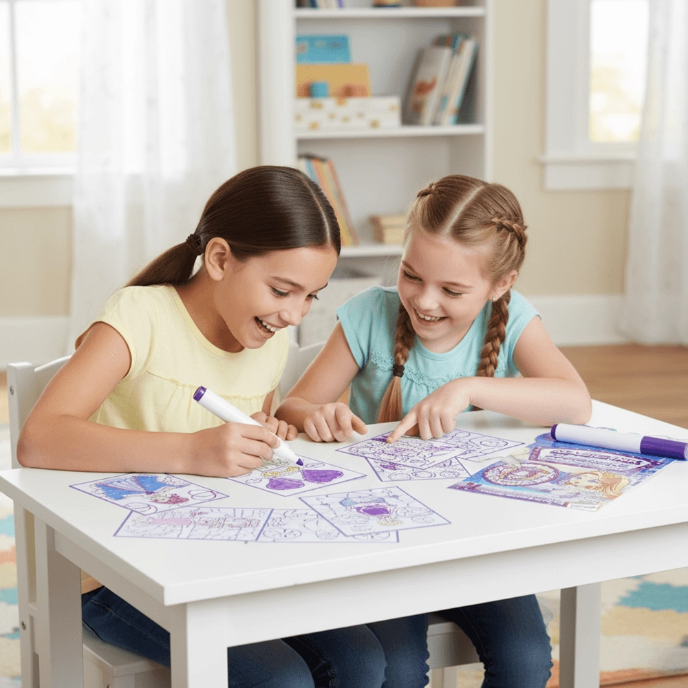 Princess Magic Ink Book With Marker - 3+ years