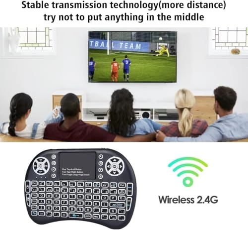 Wireless Mini Keyboard - Gaming Console PC Television